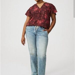 Stylish Light Blue Women's Straight Leg Boyfriend Jeans